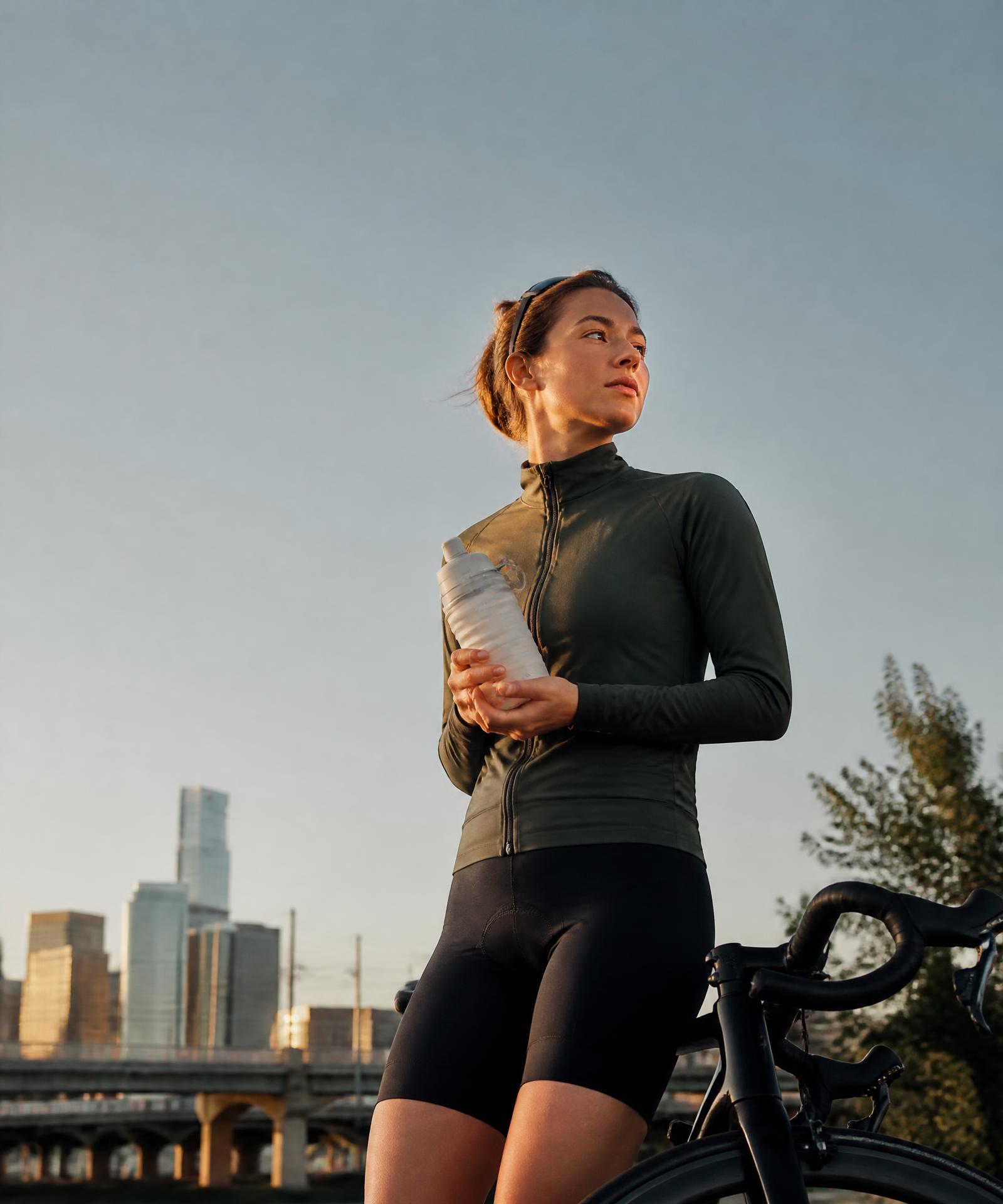 Closca foldable bike helmet and reusable bottle presented as a corporate gift set